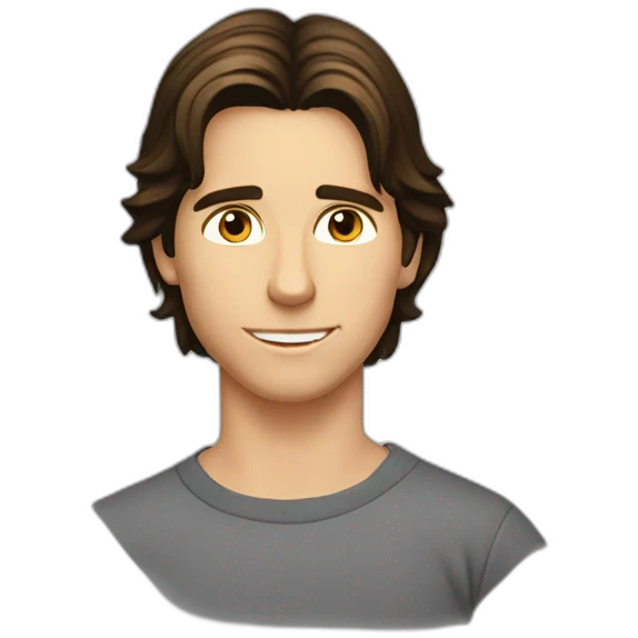 Young Christian bale emoji