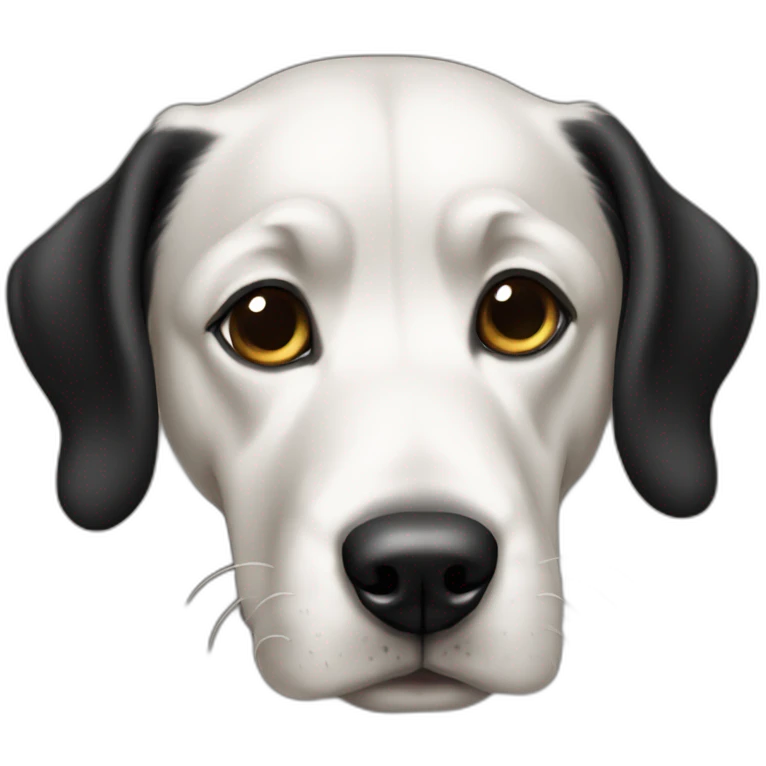 Perro negro emoji
