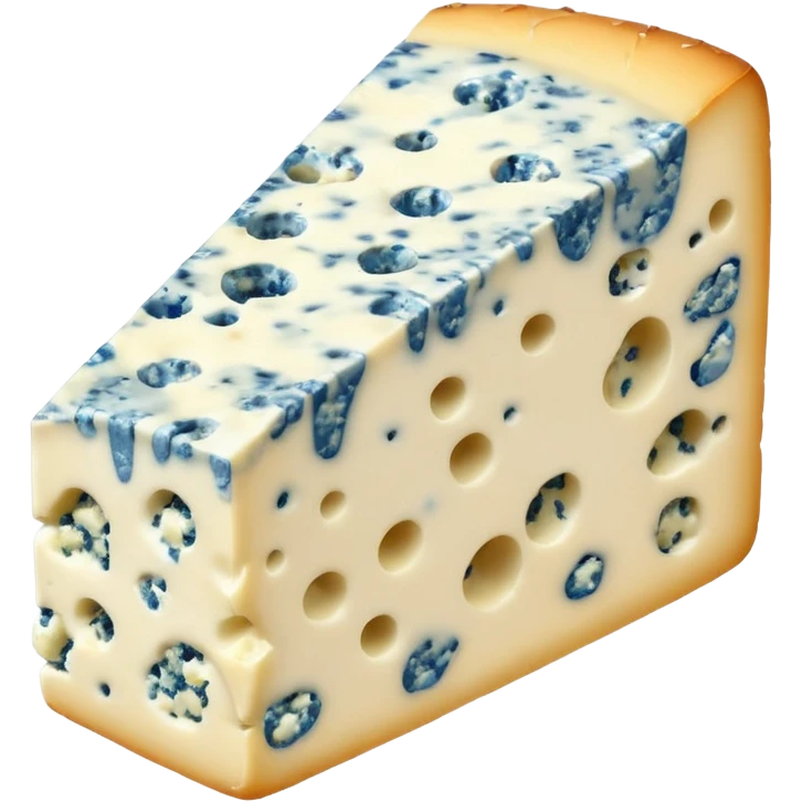a chunk of blue cheese emoji