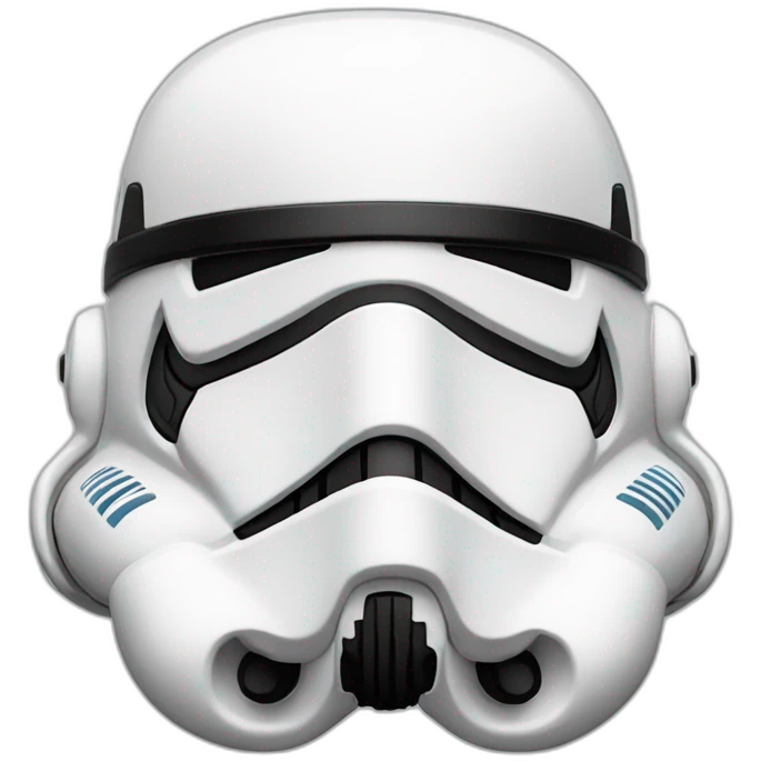storm troopers head emoji