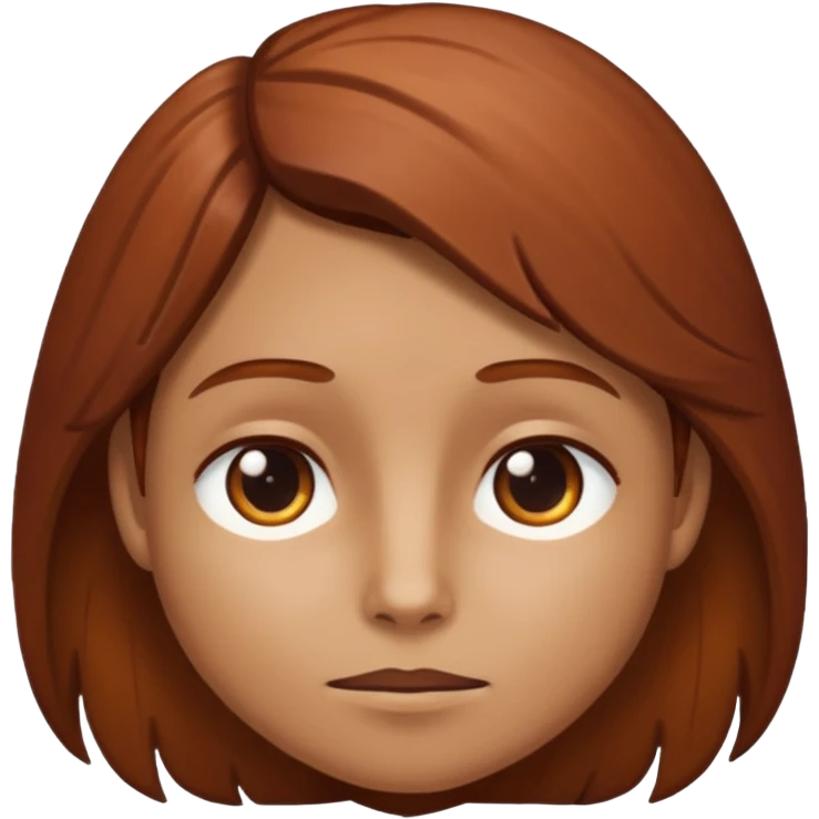 Chestnut face emoji