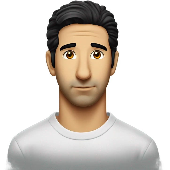 David Schwimmer 20 years old looking very sad with no facial hair emoji