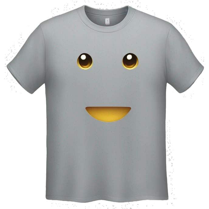 printed t-shirt emoji