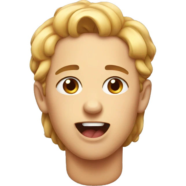 Drooling love emoji