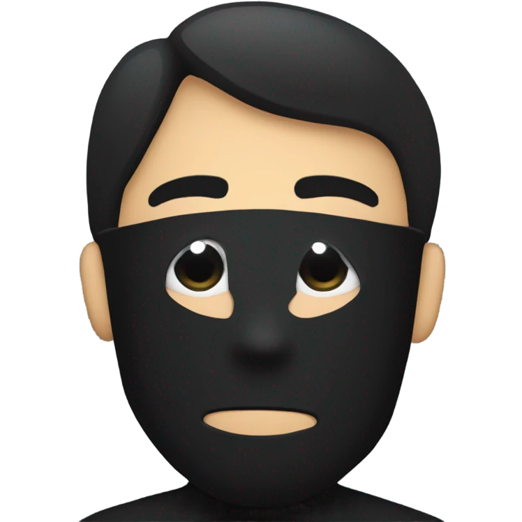 robber with mask emoji