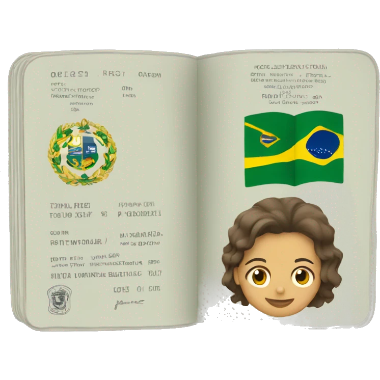 Brazilian passport emoji