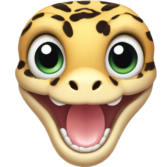  Baby snake face emoji