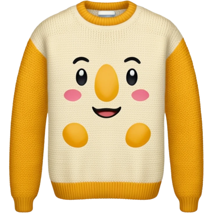 cream colored sweater emoji
