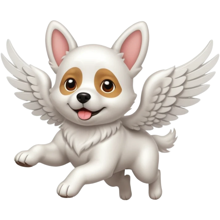Dog fly emoji