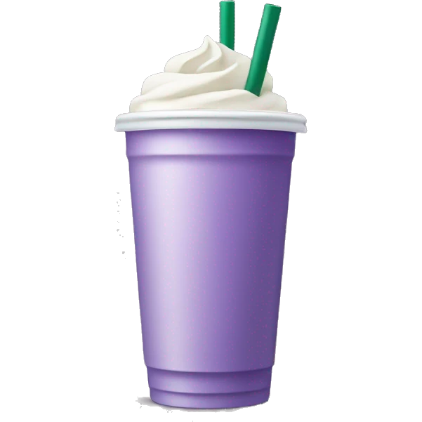 Lavender Starbucks drink  emoji