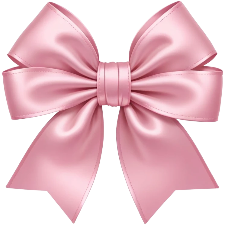 pastel pink bow emoji