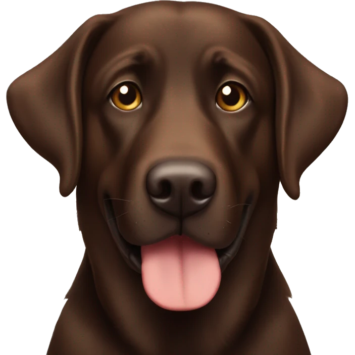 chocolate lab mixed with german shepherd  emoji