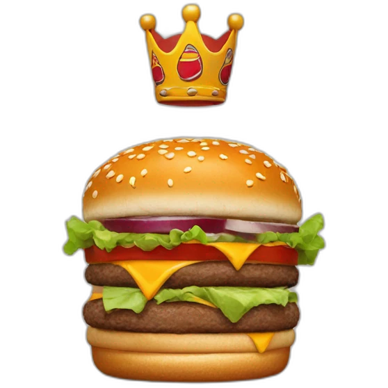 Burger king emoji