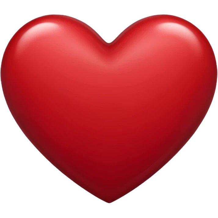 Dark red heart emoji