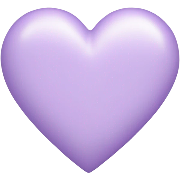 Pastel Purple Heart  emoji