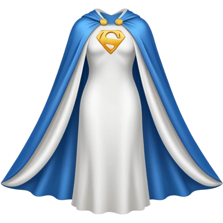 full white cape emoji