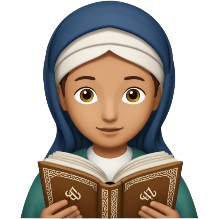 Kur'an a okuyan emoji