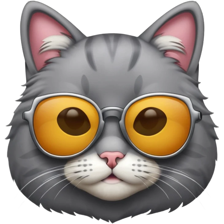 Cat wearing sunglasses emoji