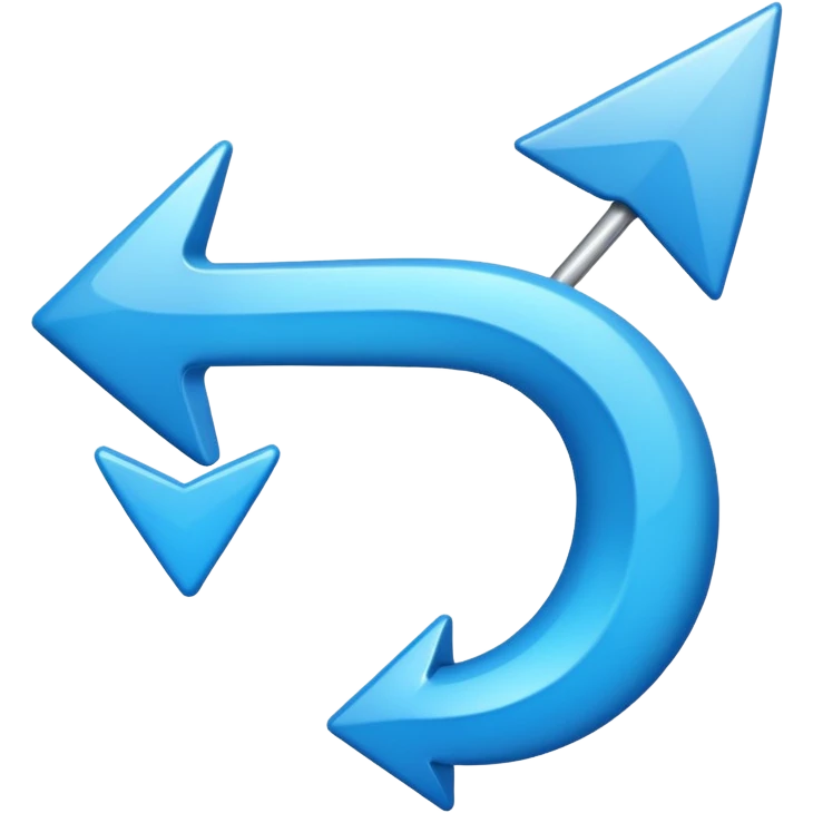 Animated arrow emoji