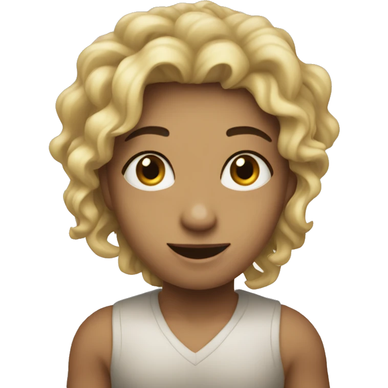 Uma linha costurando um pano emoji