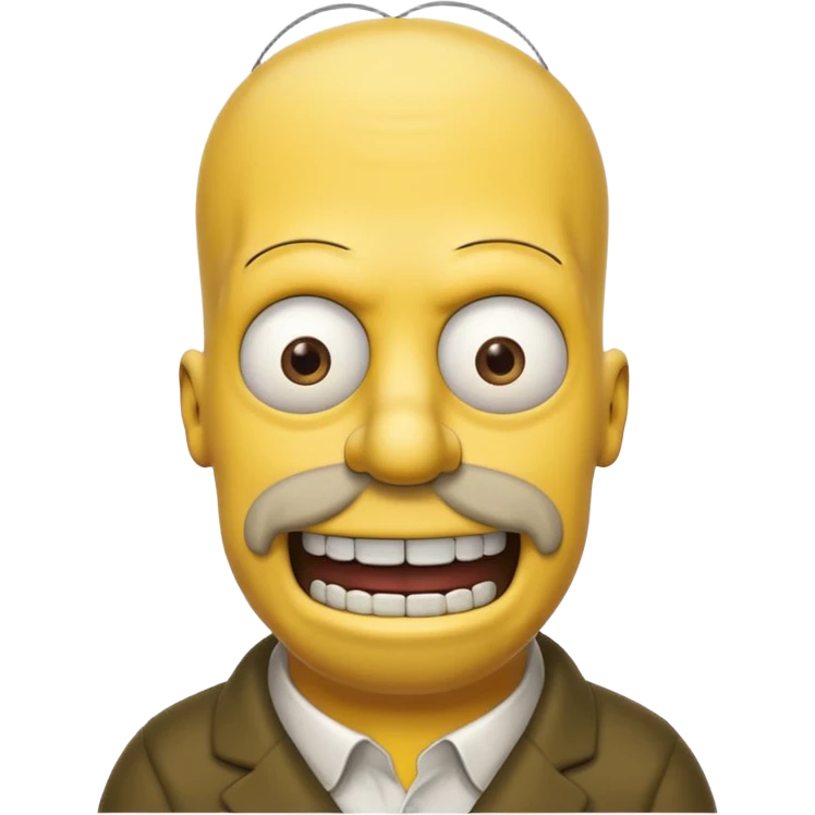 Homer Simpson  creepy emoji