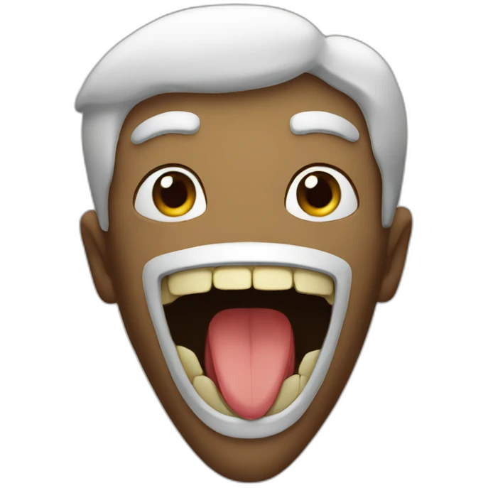 big-mouth emoji