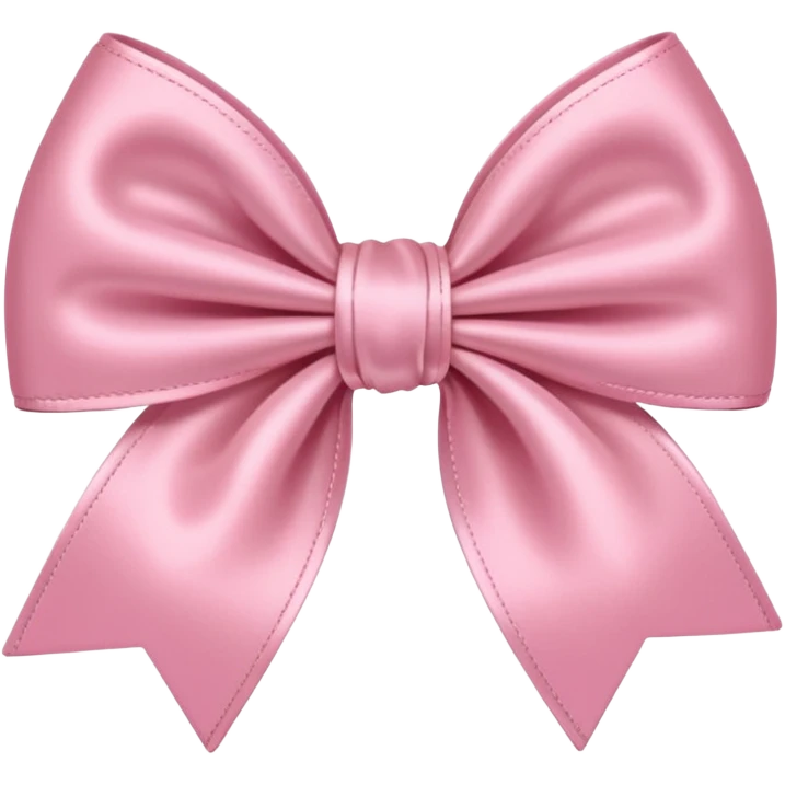 A baby pink bow emoji
