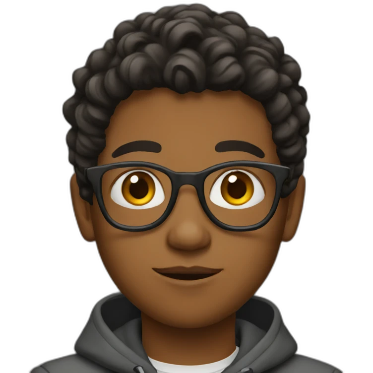 bold teenager emoji
