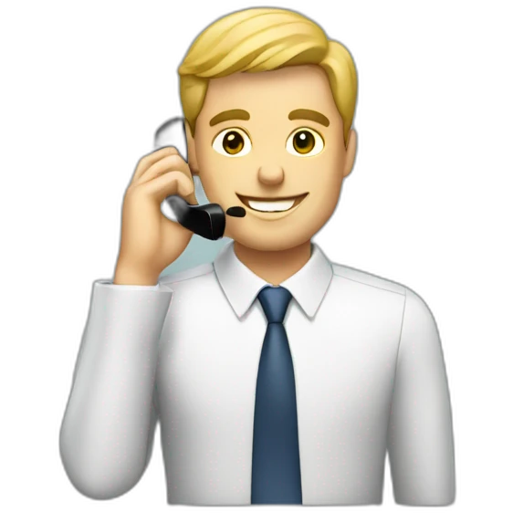 business man on the phone emoji