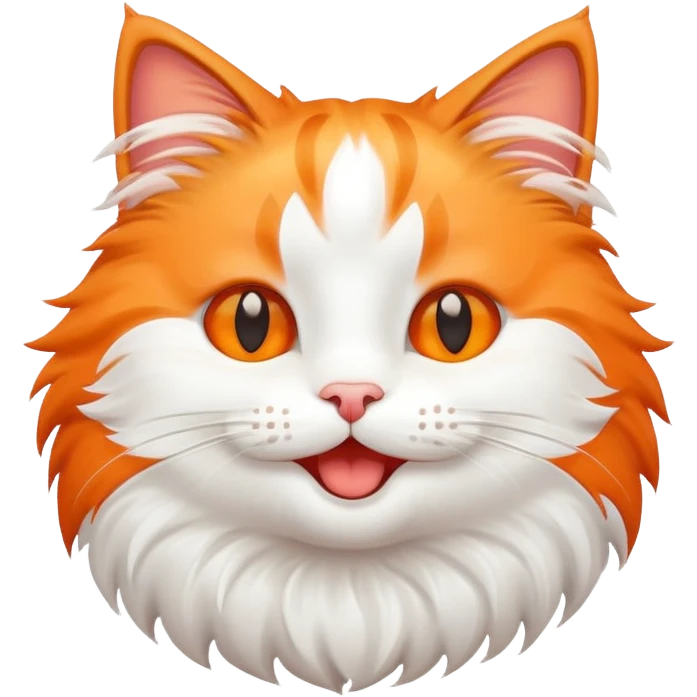 Happy cat emoji