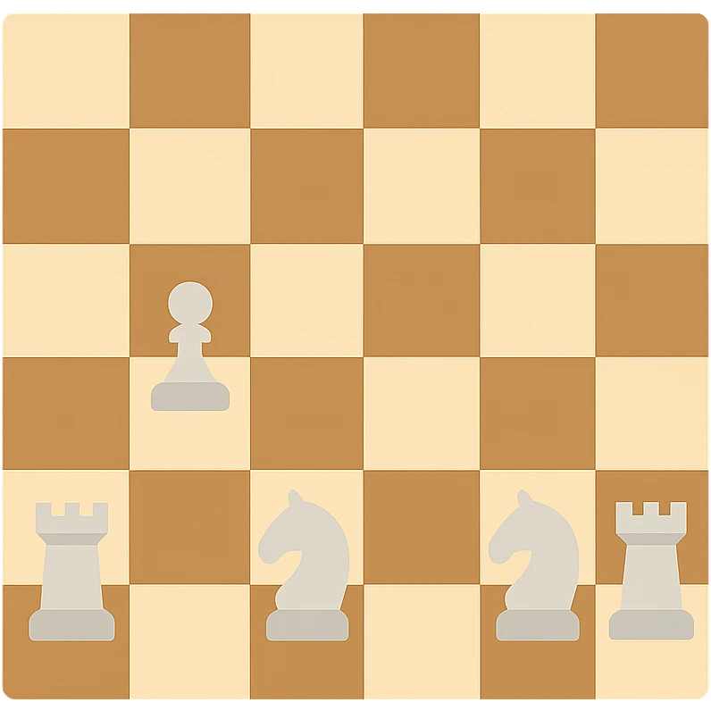 The opening phase of a chess game emoji