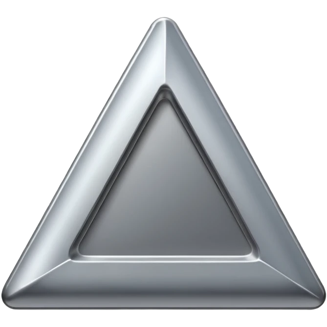 hollow triangle mold emoji