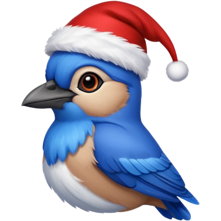 Christmas Jays with red hat emoji