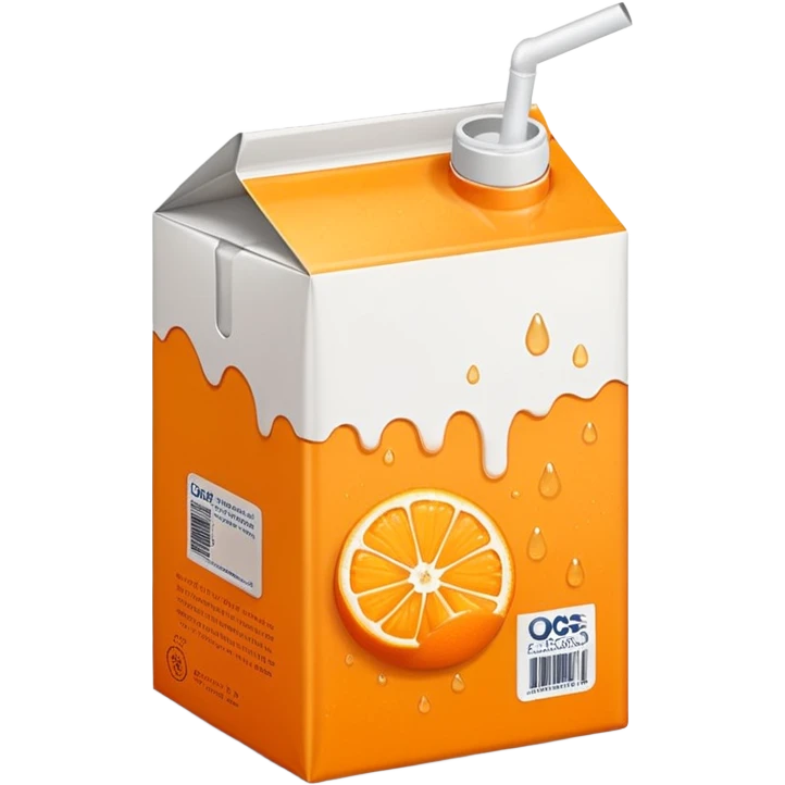 orange juice box emoji