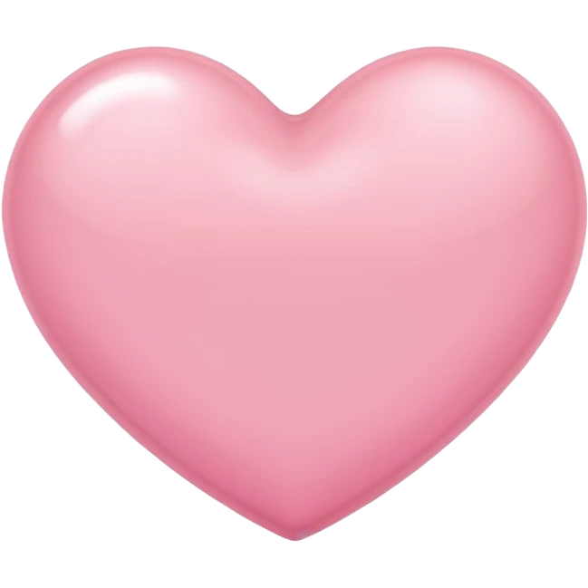 light pink heart  emoji