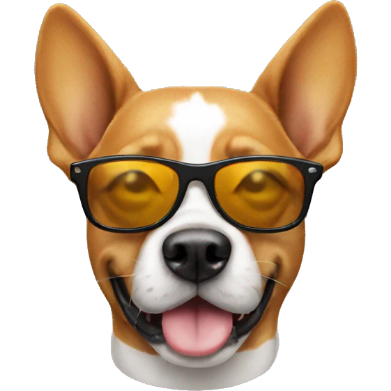 dog with sunglasses  emoji