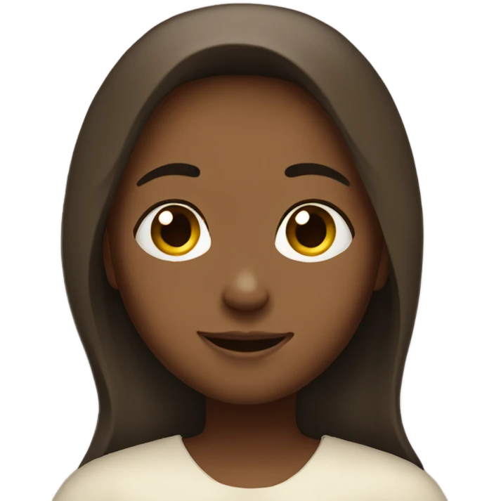 Girl with Jesus emoji