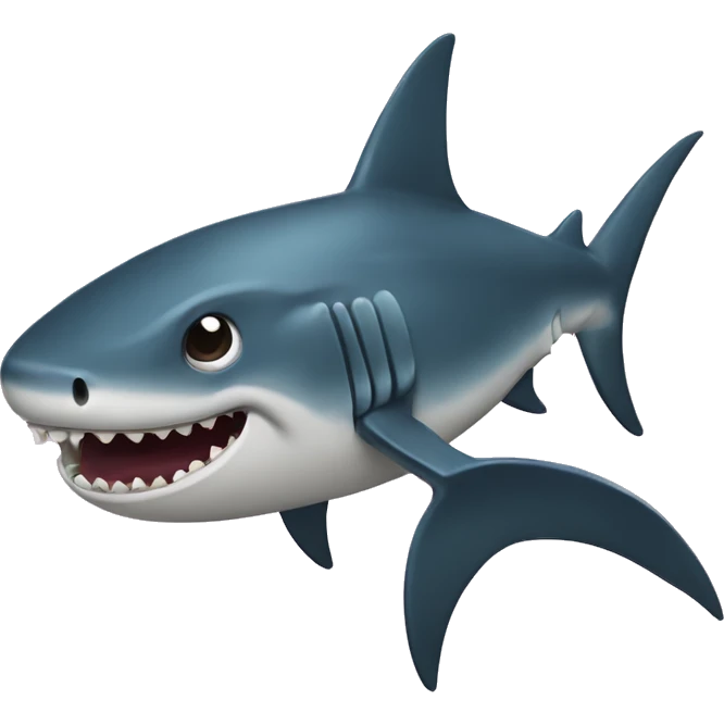 Tiburón con bigote  emoji
