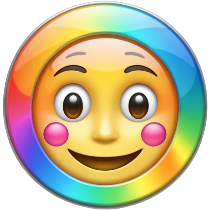 💿 mixed with 🥹 emoji