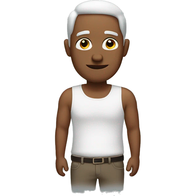 man with no arms emoji