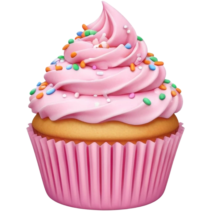 Happy Halloween cupcake pastel pink emoji