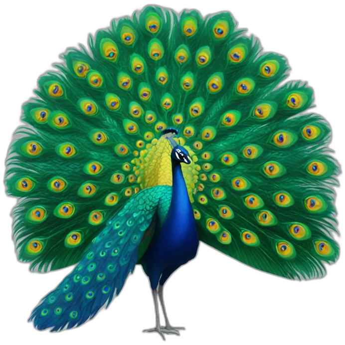 peacock emoji