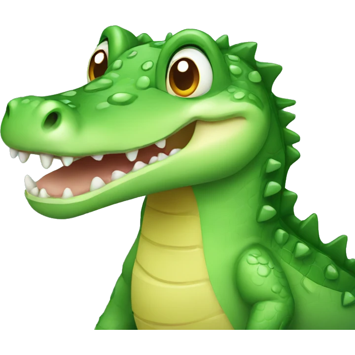 cute little crocodile  emoji