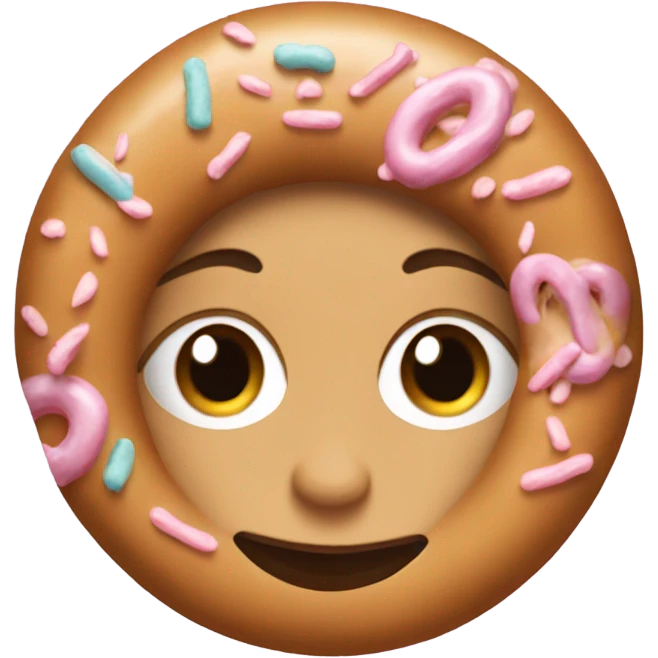 the name Madison made of doughnuts emoji