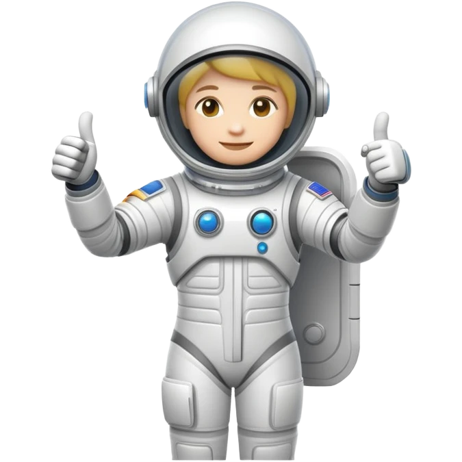 Thumbs up spacesuit emoji
