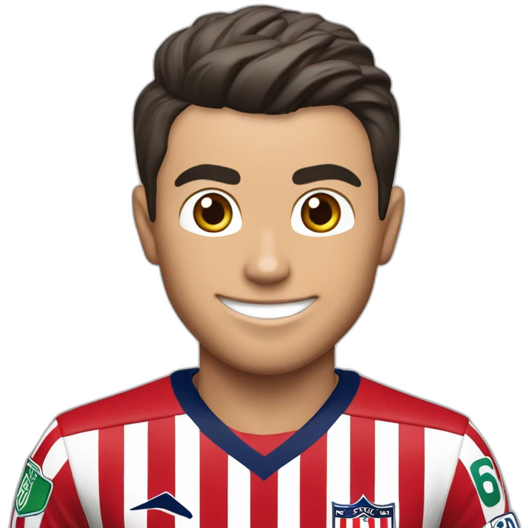 Quiero a cristiano ronaldo con camiseta de las chivas del Guadalajara emoji