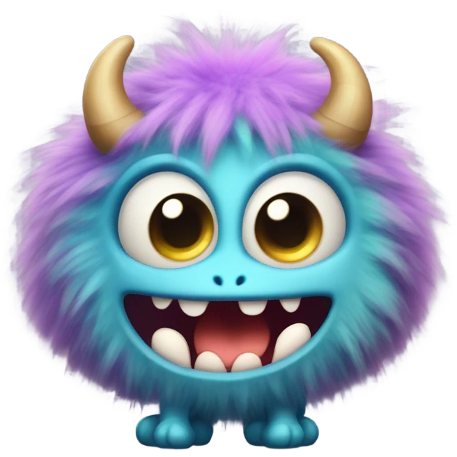 kind funny baby monster emoji