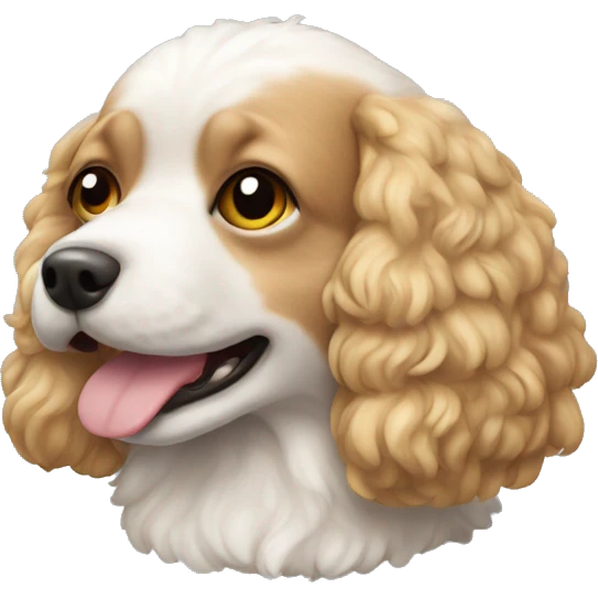 Cockerchon dog  emoji