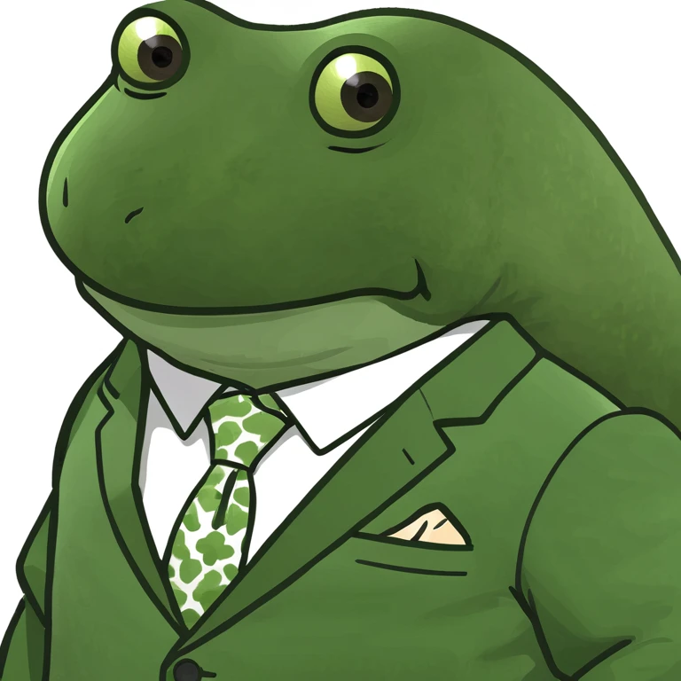 bufo in a japanese suit emoji