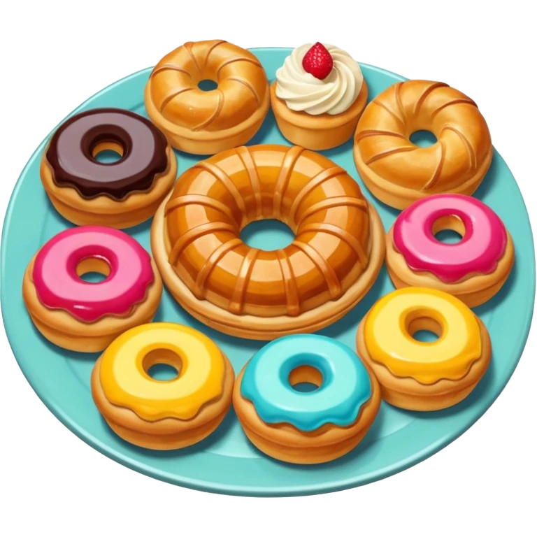 Pastry plate emoji